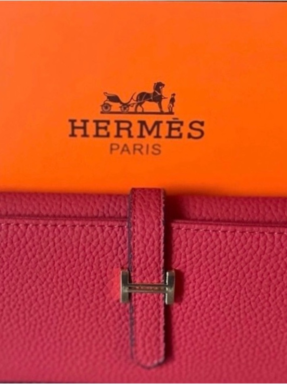 Luxury Red Leather Wallet